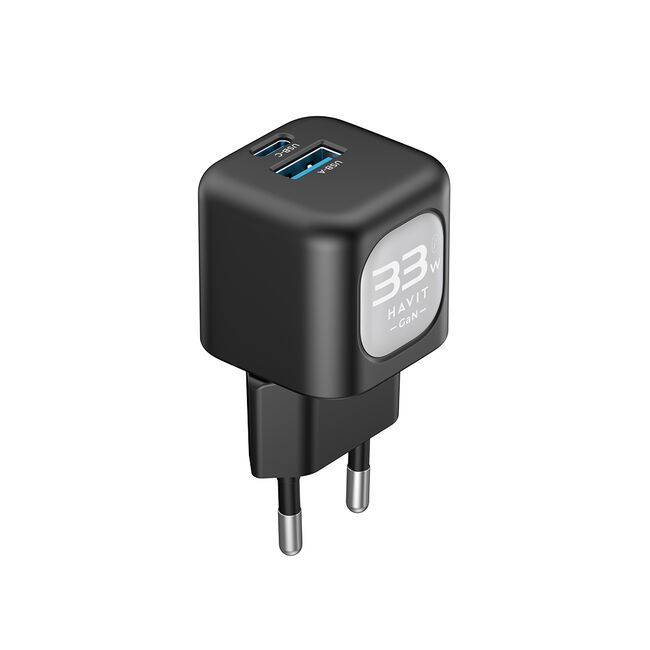 Incarcator priza USB Type-C 33W GaN Havit UC230 EU, roz