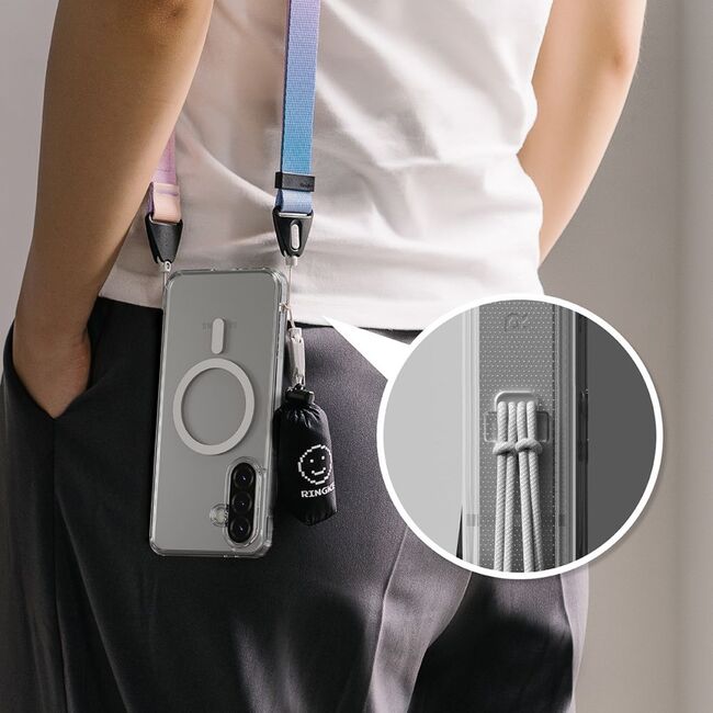 Husa pentru Samsung Galaxy A56 / A36 Ringke Fusion Magnetic Magsafe, clear