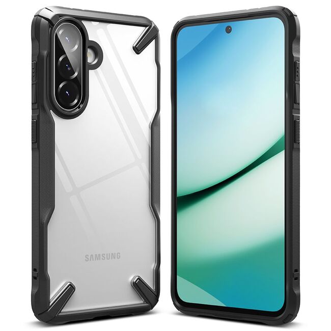 Husa pentru Samsung Galaxy A56 / A36 Ringke Fusion X - transparent / negru