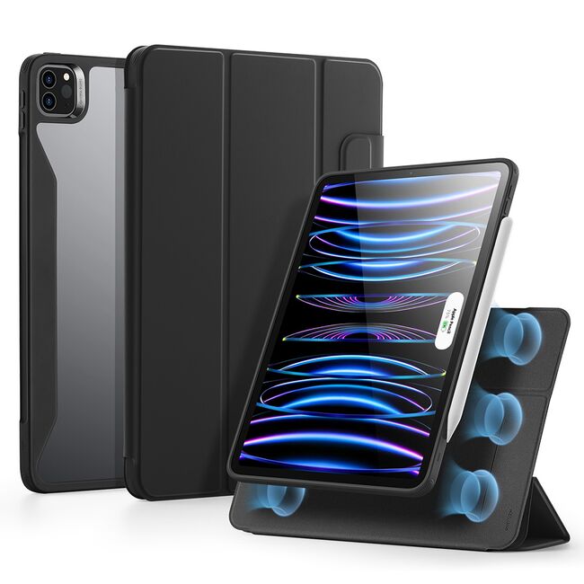 Husa iPad Pro 11 inch 2022 / 2021 ESR - Rebound Hybrid Magnetica 2 in 1 cu functie stand si sleep/wake-up - negru