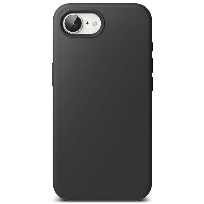 Husa pentru  iPhone 16e Ringke - Silicone Magnetic MagSafe - Negru