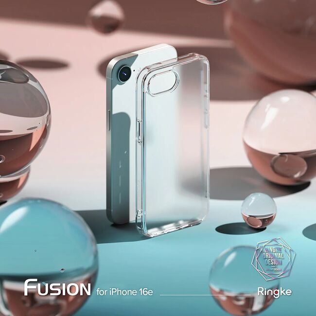 Husa pentru  iPhone 16e Ringke Fusion - Transparent mat