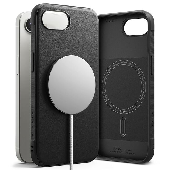 Husa pentru  iPhone 16e Ringke Onyx Magsafe - Negru