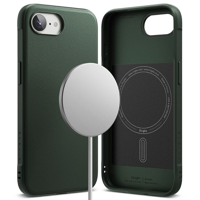 Husa pentru  iPhone 16e Ringke Onyx Magsafe - Verde