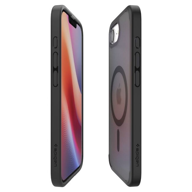 Husa pentru  iPhone 16e Spigen - Ultra Hybrid MagSafe - Negru mat