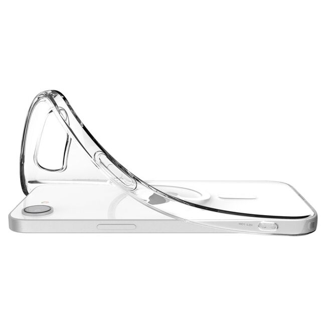 Husa premium pentru  iPhone 16e Spigen - Liquid Crystal Magsafe - Transparent