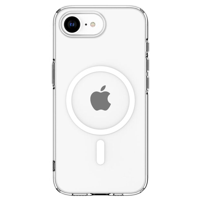 Husa premium pentru  iPhone 16e Spigen - Liquid Crystal Magsafe - Transparent
