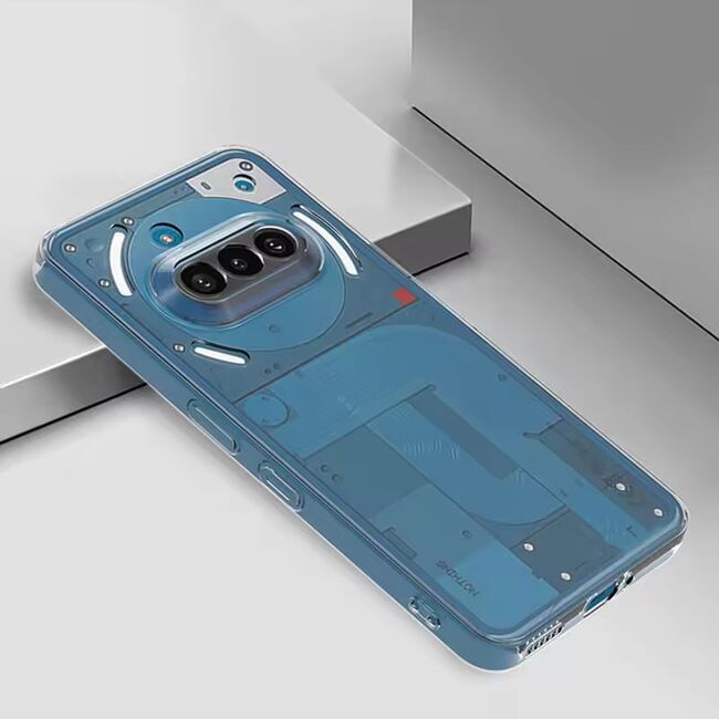 Husa pentru Nothing Phone (3a) Slim Anti-Shock 1.5mm, cu protectie lentile, Transparent