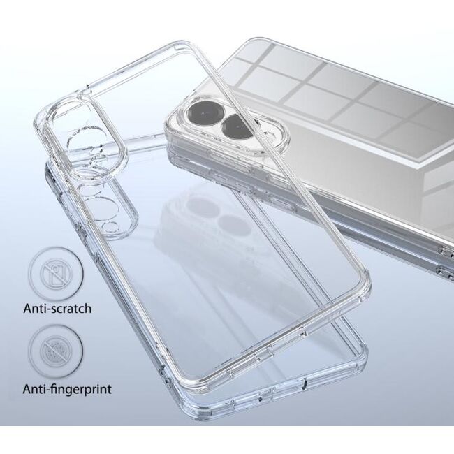 Husa pentru  Samsung Galaxy S25 Edge, Anti-Shock 1.5mm, cu protectie lentile, Transparent