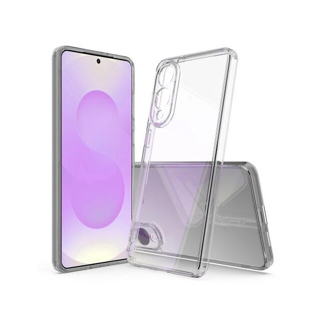 Husa pentru  Samsung Galaxy S25 Edge, Anti-Shock 1.5mm, cu protectie lentile, Transparent