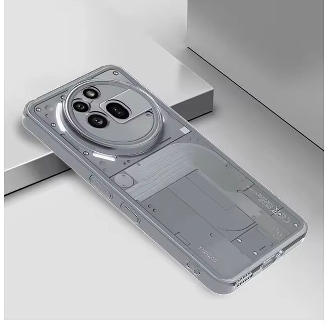 Husa pentru Nothing Phone (3a) Pro Slim Anti-Shock 1.5mm, cu protectie lentile, Transparent