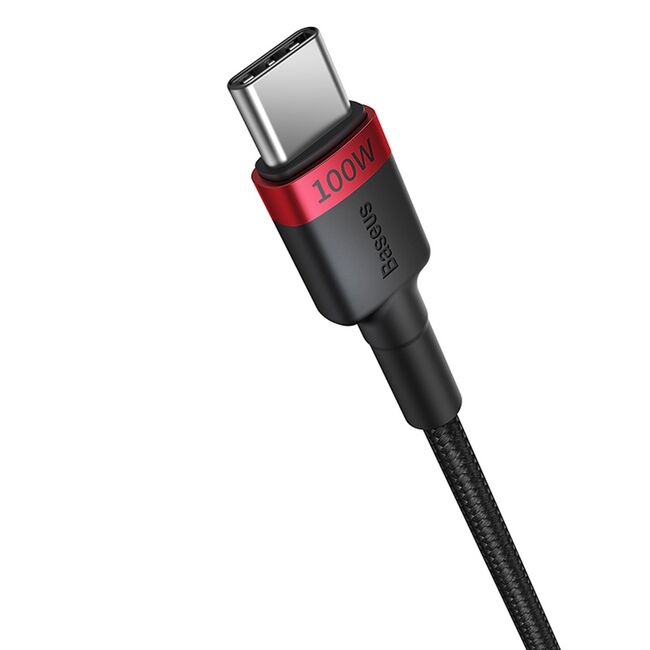 [Pachet 2x] Cablu date Fast Charge Type-C Baseus 100W, 5A, 2m, P10318306003-01