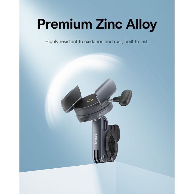 Suport bicicleta pentru telefon magnetic Baseus Magnetic Clip-On, Screw Lock, Panel&Clamps, C40569000121-00