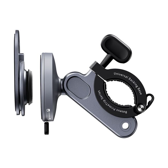 Suport bicicleta magnetic cu stand telefon Baseus  2in1, Bike Mount, Ring Stand, Snap-On, C40569001121-00