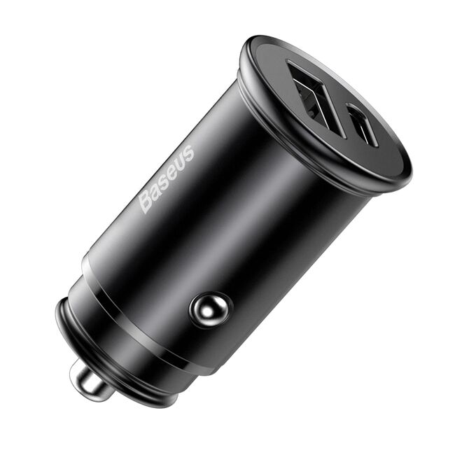 Incarcator auto bricheta Type-C, USB, PPS 30W, Baseus, CCALL-BS01, negru