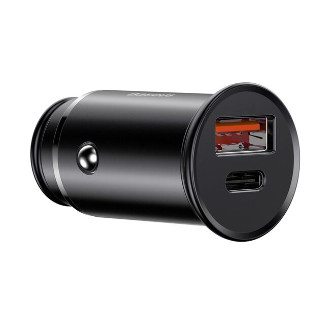 Incarcator auto bricheta Type-C, USB, PPS 30W, Baseus, CCALL-BS01, negru