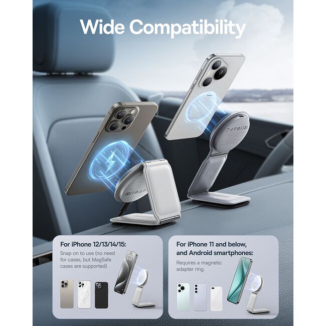 Suport auto cu incarcare Qi2 wireless 15W Baseus C40169003211-00