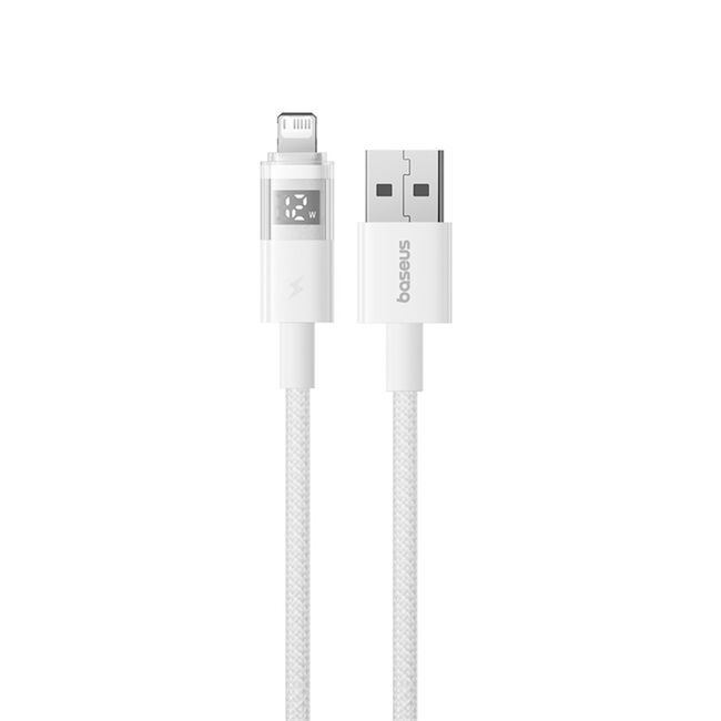 Cablu incarcare iPhone 2.4A Baseus,alb , P10382700211-01