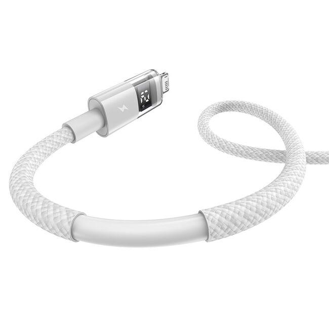 Cablu incarcare iPhone 2.4A Baseus,alb , P10382700211-01