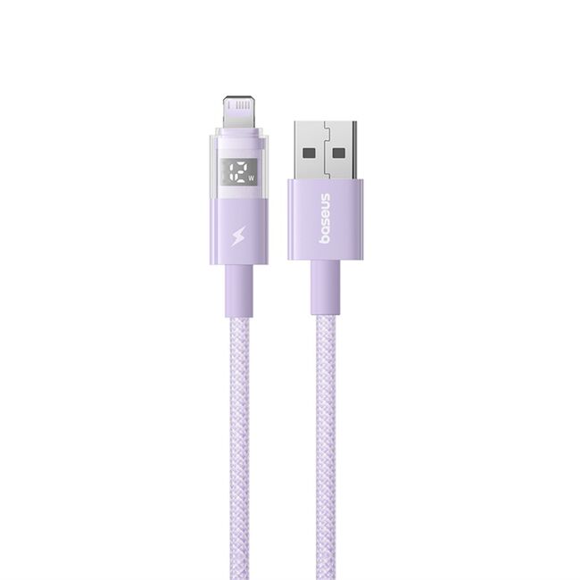 Cablu incarcare iPhone 2.4A Baseus, mov, P10382700511-00
