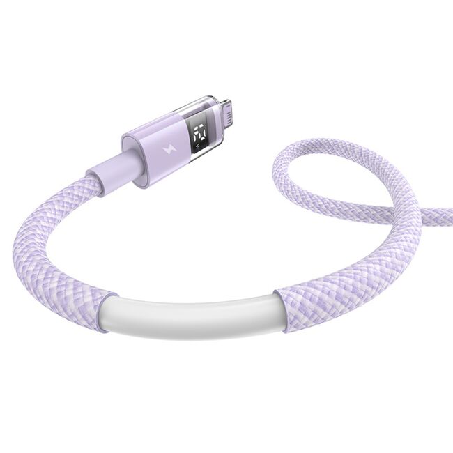 Cablu incarcare iPhone 2.4A Baseus, mov, P10382700511-01