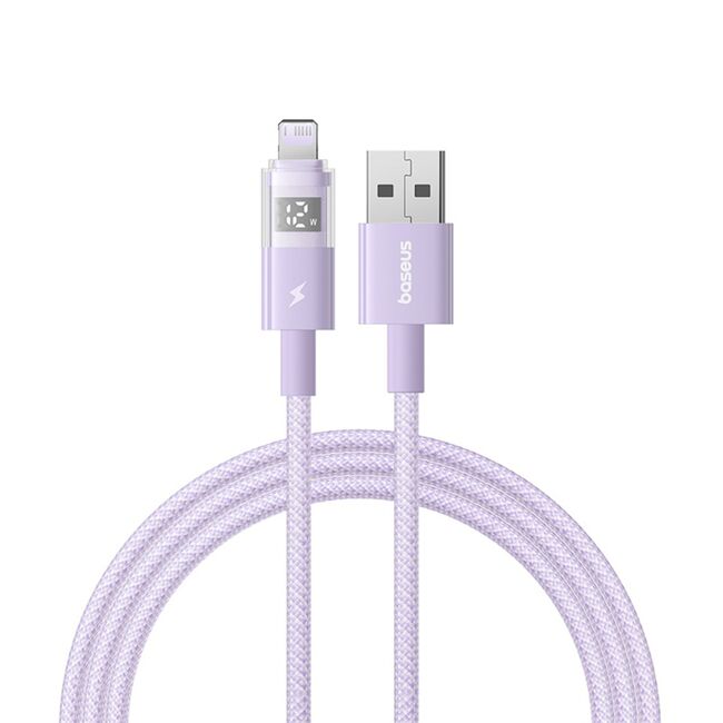 Cablu incarcare iPhone 2.4A Baseus, mov, P10382700511-01