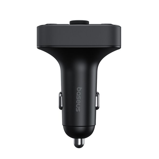 Modulator FM auto Bluetooth PD 18W, USB, USB-C, Display Baseus S-09 Lite, negru