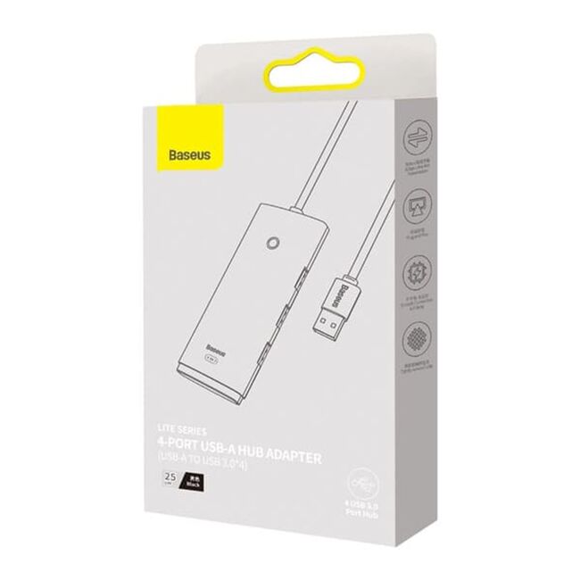 Docking station USB la 4x USB, Type-C Baseus, 0.25m, WKQX030001
