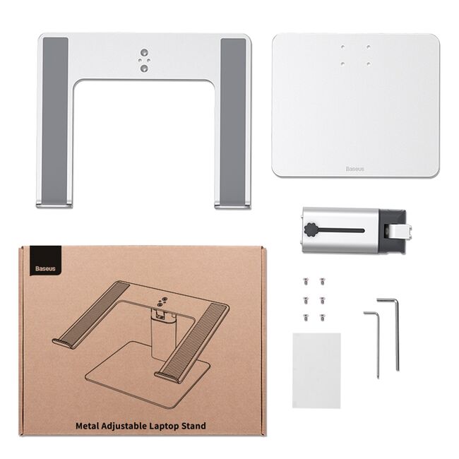 Suport laptop pentru birou Baseus, argintiu, LUJS000012