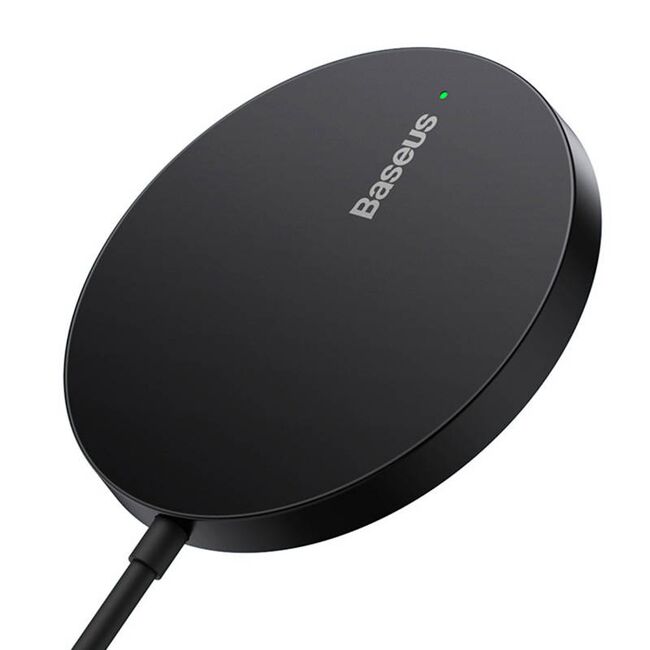 Incarcator wireless magnetic 15W Baseus Mini 3, negru