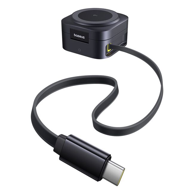 Statie incarcare Fast Charging Baseus PicoGo 2in1 Fast Charger, cu cablu Type-C la Type-C, 67W, P10276800123-00