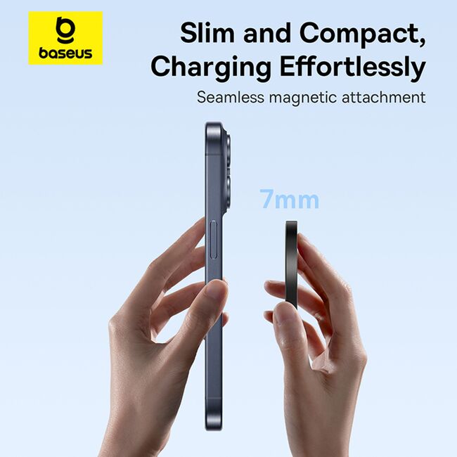 Incarcator wireless Baseus Simple Mini4 Air, 15W, negru, P10278200111-00