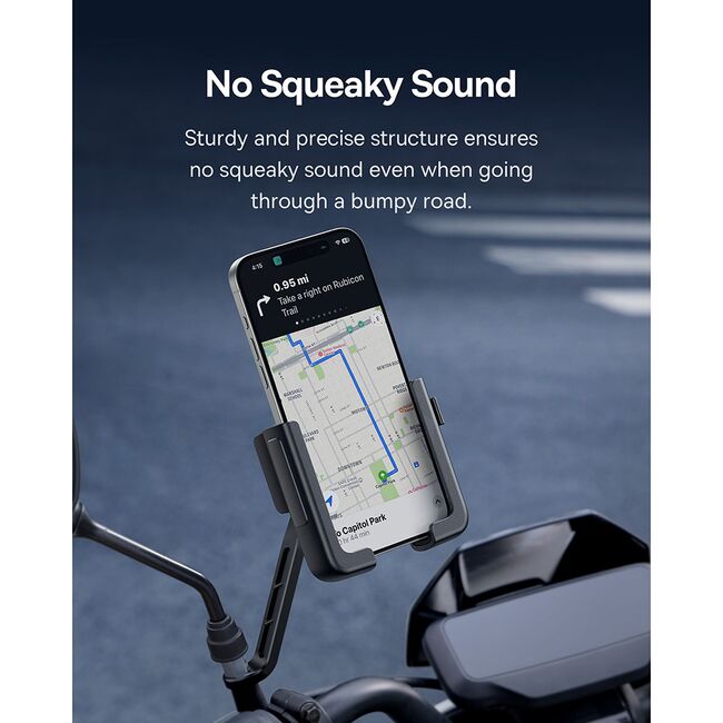 Suport telefon motocicleta 5.7 - 7.2" Baseus, C40572301111-01