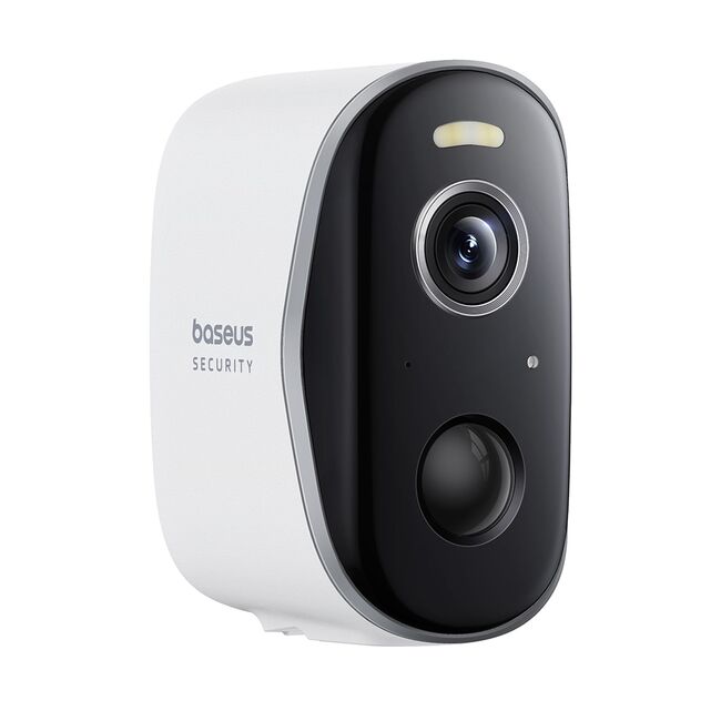Camera supraveghere exterior wifi 2k, two-way talk, color night vision, ip67, 7.800mah Baseus, S0ST002130, alb