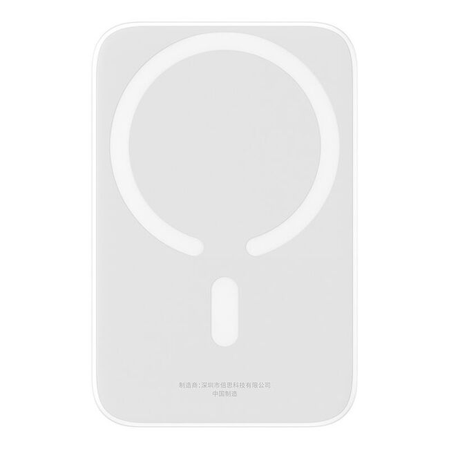 Baterie externa Baseus - power bank magnetic mini air (p10059002223-00) - usb-c, magsafe, 6000mah, 20w - alb