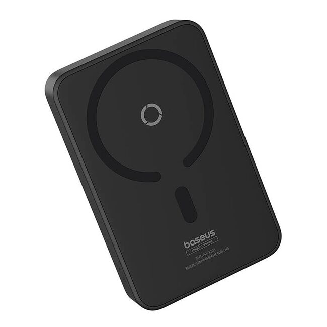Baterie externa Baseus - power bank magpro magnetic ppcxz05 (p10064101123-00) - usb-c, 5000mah, 20w, magsafe, cable type-c, 3a, 30cm - negru