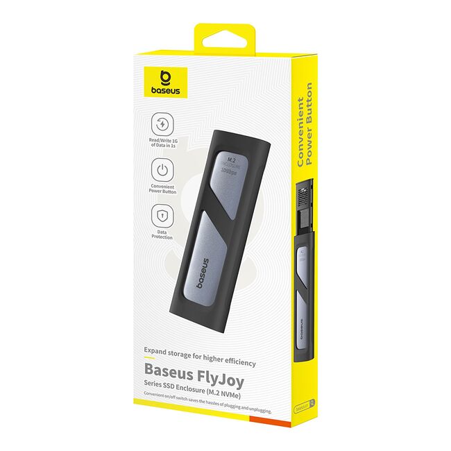 Carcasa SSD USB 3.2, 10Gbps, 1G Read/Write, M.2NVME Compatible Baseus, B00760600811-01
