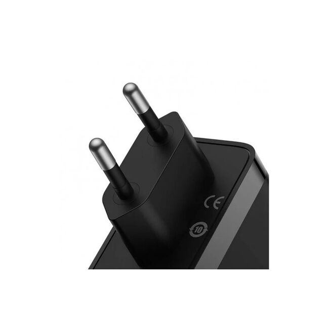 Incarcator priza Fast Charge 3in1 Baseus GaN5 Pro, 140W cu cablu type-c la type-c 1m, negru