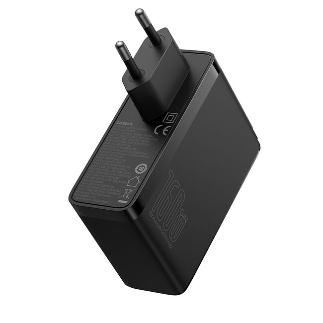 Incarcator priza tip C USB Baseus GaN5 Pro Digital, 160W 2xType-C, USB, 160W, cu Cablu Type-C, 240W, negru
