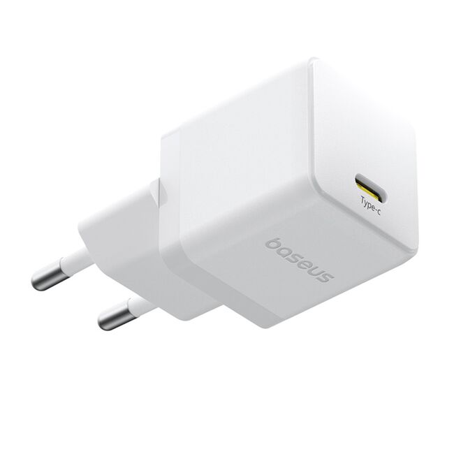 Incarcator Fast Charging Type-C Baseus Palm cu cablu Type-C la Type-C 1m, PD 20W, alb P10111602213-01