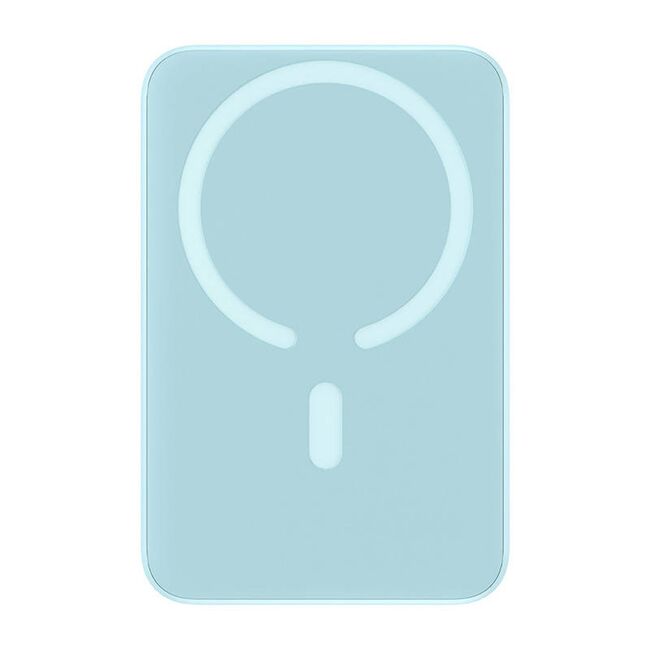 Baterie externa Baseus - power bank magnetic mini (ppcx110103) - usb-c, magsafe, 10000mah, 20w, with cable type-c, 3a, 30cm - bleu