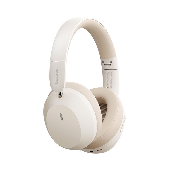 Casti Baseus - wireless headphones bass 35 max (a00070800221-00) - on-ear, bluetooth 5.3, sound isolation, foldable - stellar white