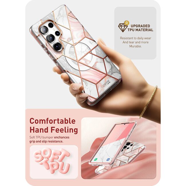 Husa Samsung Galaxy S25 Ultra I-Blason Cosmo, roz
