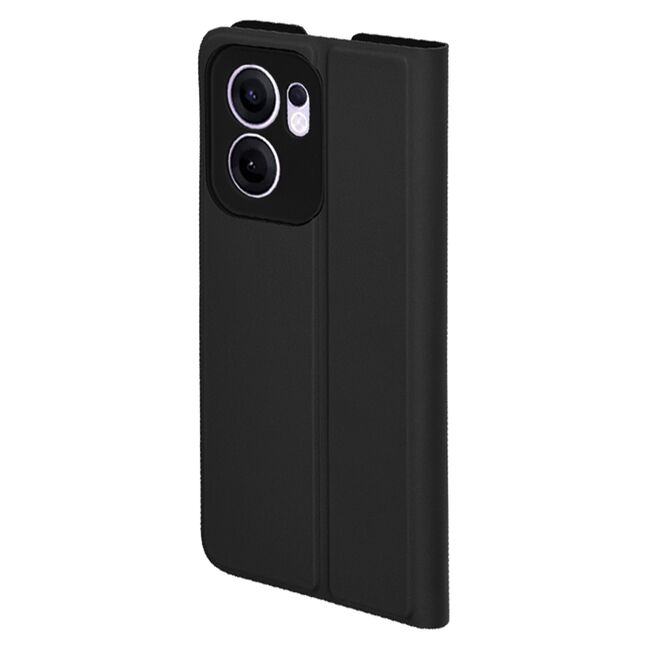 Husa pentru  Oppo Reno 13F, 13FS 4G, 5G tip carte BookFlip, inchidere magnetica, Negru
