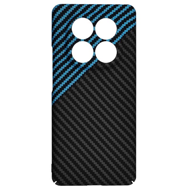 Husa pentru  Xiaomi Redmi Note 14 Pro+ Plus CarbonFiber UltraSlim, Lightweight, Albastru inchis