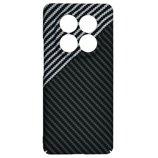 Husa pentru  Xiaomi Redmi Note 14 Pro+ Plus CarbonFiber UltraSlim, Lightweight, Gri inchis