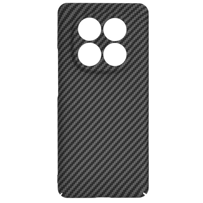 Husa pentru  Xiaomi Redmi Note 14 Pro+ Plus CarbonFiber UltraSlim, Lightweight, Negru