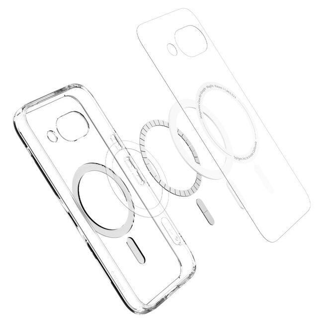 Husa pentru  iPhone 16e Spigen - Ultra Hybrid MagSafe - Clear