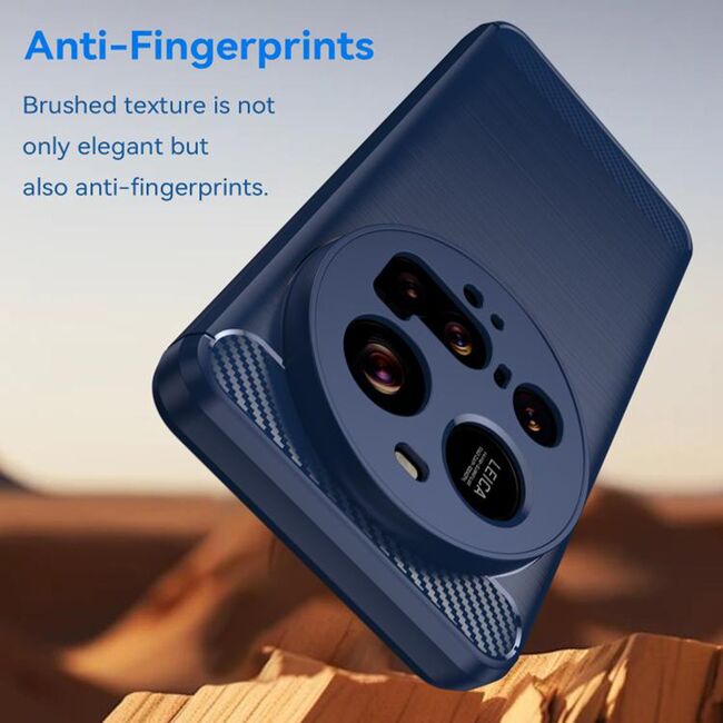 Husa pentru Xiaomi 15 Ultra Carbon Liquid Silicone, Albastru
