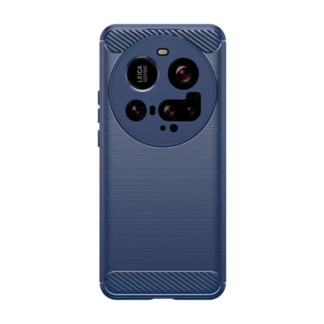 Husa pentru Xiaomi 15 Ultra Carbon Liquid Silicone, Albastru